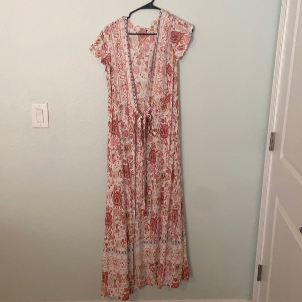 Maxi wrap dress